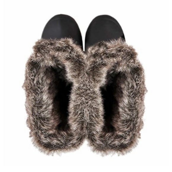 Khombu Ladies' Leather Slope Winter Boots B - Picture 6 of 7